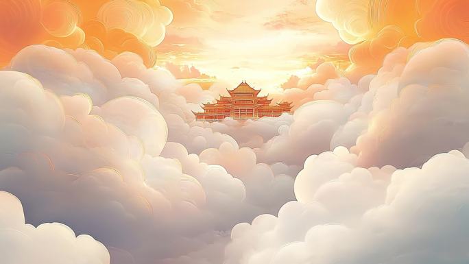 云中天宫 西游记天宫 天上宫殿 天上天宫