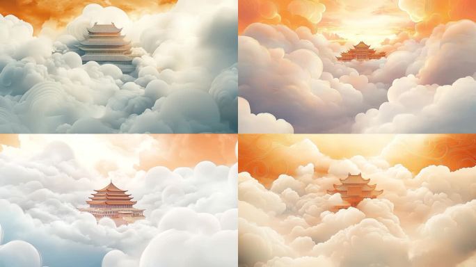 云中天宫 西游记天宫 天上宫殿 天上天宫