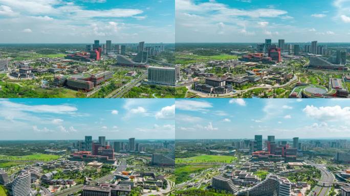 成都东部新区现代科技园区城市景观