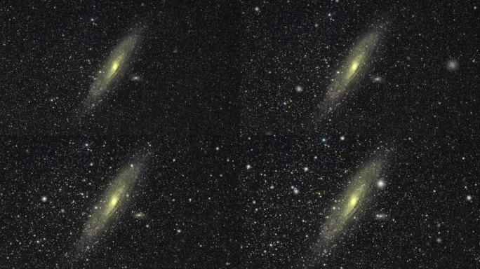 m31仙女座星系动态粒子效果
