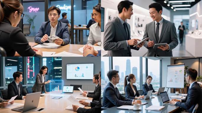 商业精英洽谈合作技术探讨