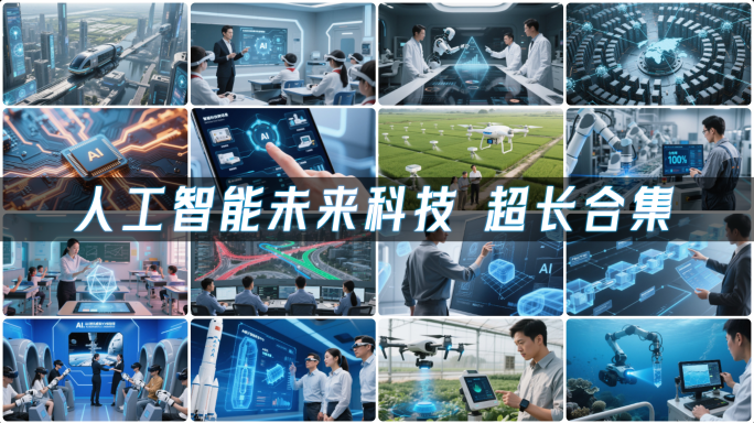 未来科技AI改变生活人工智能城市