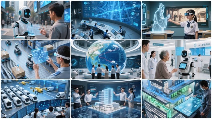未来科技AI改变生活人工智能城市