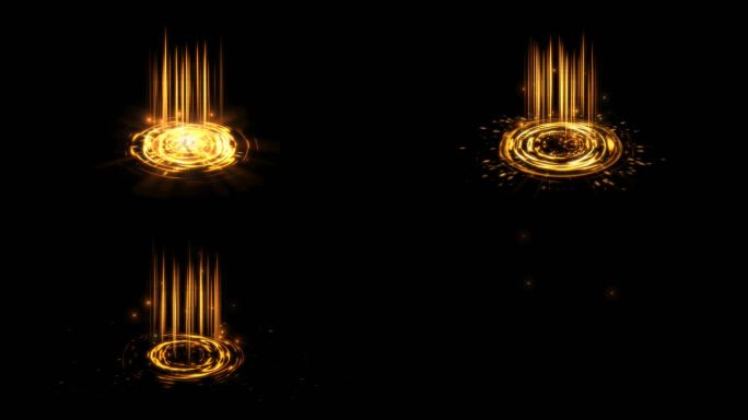 游戏升级特效光效素材（透明通道）