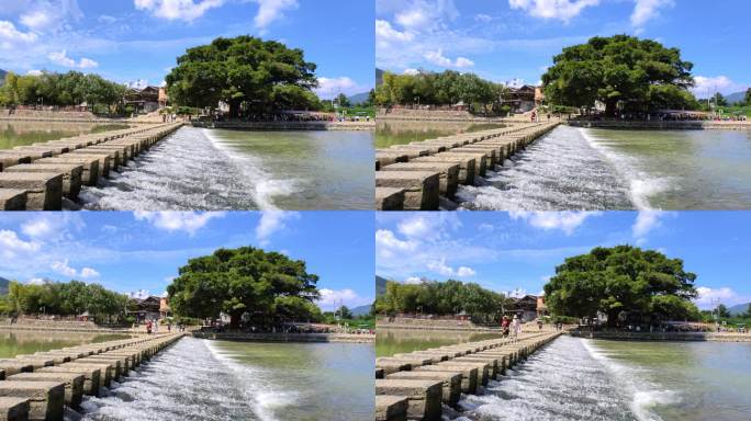 福建漳州土楼云水谣景区风光