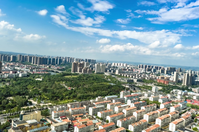 6K晋城市大气航拍延时 宣传片