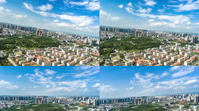 6K晋城市大气航拍延时 宣传片