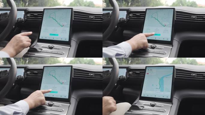 车载导航系统操作演示