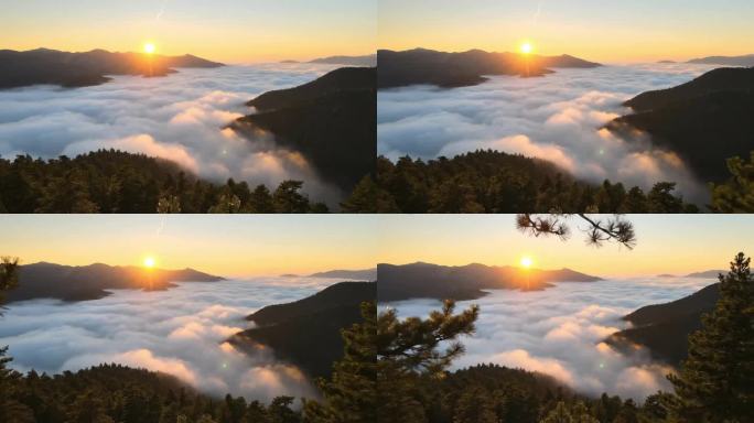 云海日出壮丽山河
