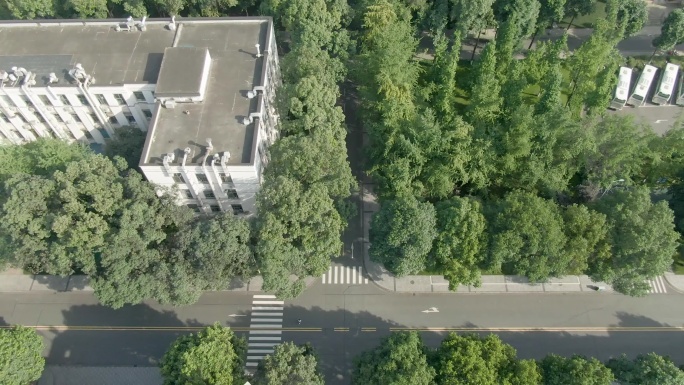 成都电子科大沙河校区航拍