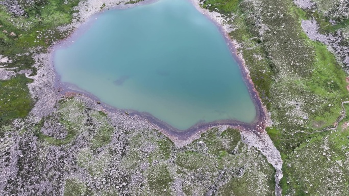 川西高原风光格聂南线国家地理盘山公路湖泊