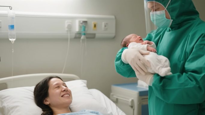 母婴平安的喜悦瞬间新生儿的诞生与医护关怀
