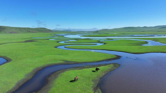 天下第一曲水 莫尔格勒河美丽河湾