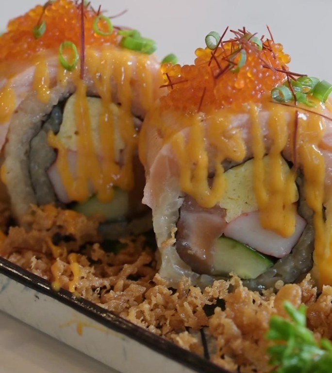 寿司餐厅。日本料理