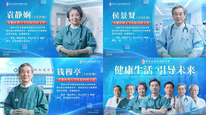 科技感人物介绍 医生简介 医生介绍