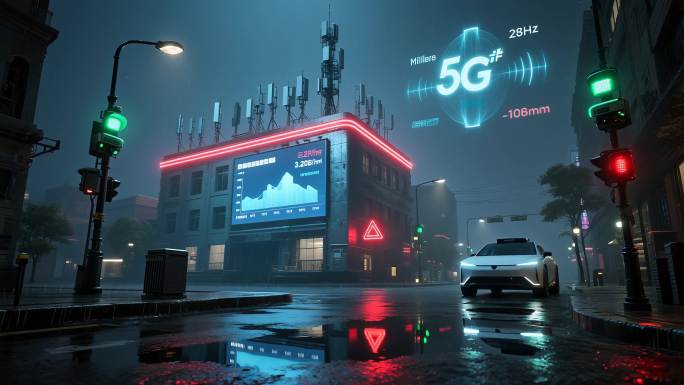 未来城市无人驾驶汽车5G技术赋能智能交通