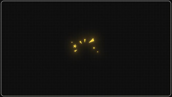 【通道素材/AE工程】星光点点闪耀光效