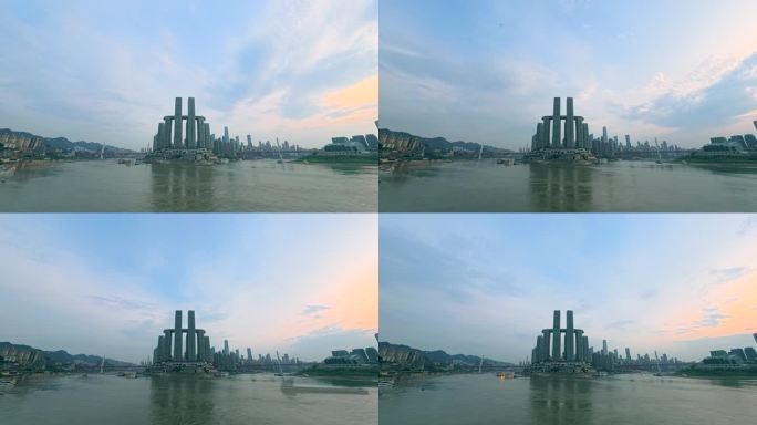 重庆朝天门来福士延时日转夜