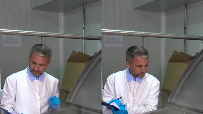 食品安全官员监督生牛奶巴氏消毒过程