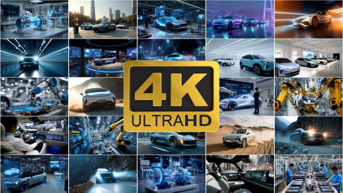 新能源汽车科技 汽车制造自动驾驶无人驾驶