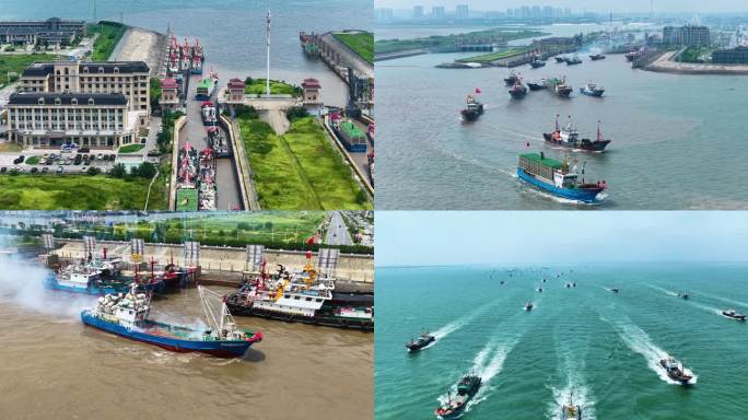 启东吕四渔港开渔吕四渔港开捕