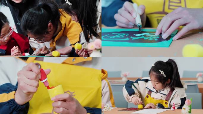 儿童手工创意制作拓印