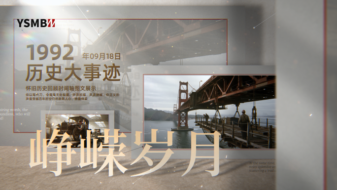 企业历史大事件图文展示