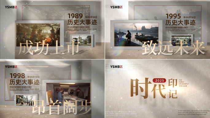 企业历史大事件图文展示