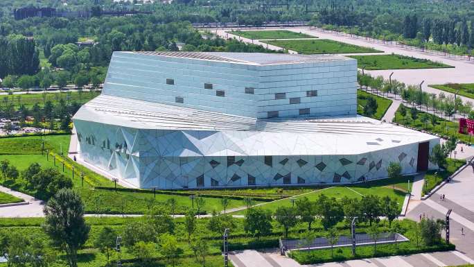 城市文化地标建筑 大同图书馆