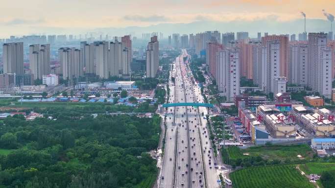城市交通与建筑景观 山西大同