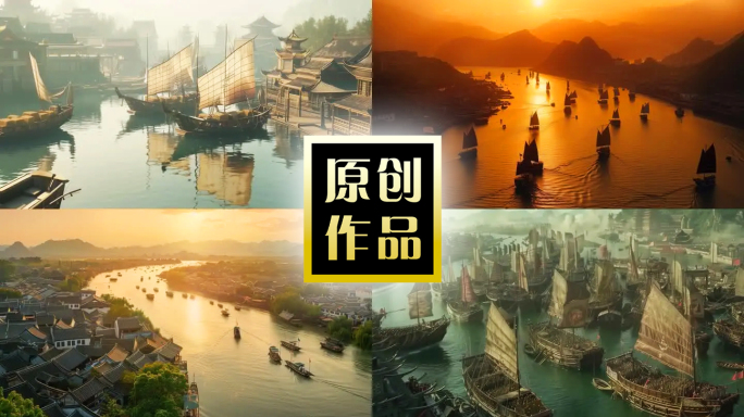 古代航运贸易繁荣景象