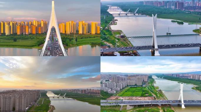 现代化城市地标建筑 山西大同