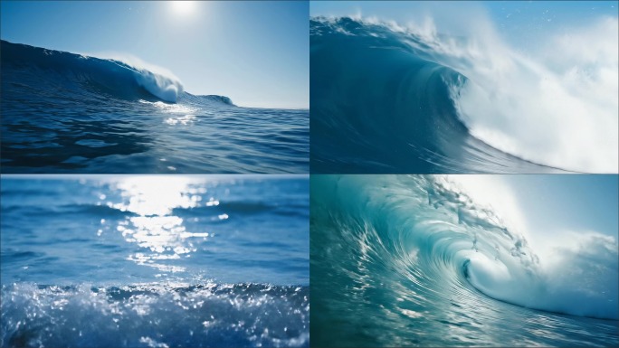 海浪 大海浪花 巨浪 大海海浪