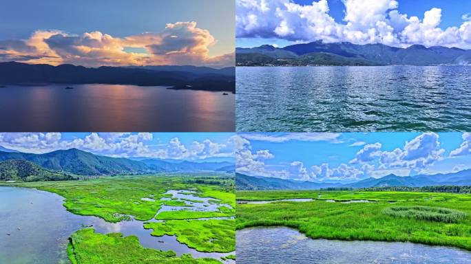 泸沽湖 自然风光 湖泊 风景 宣传片