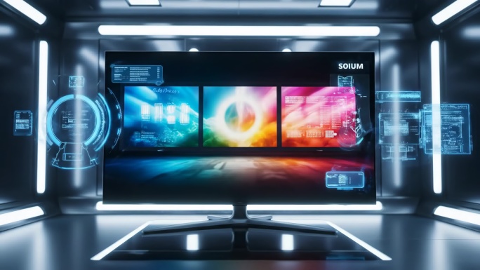 未来感电子设备场景 电视