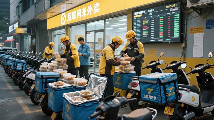 外卖导航分单5G时代外卖新体验