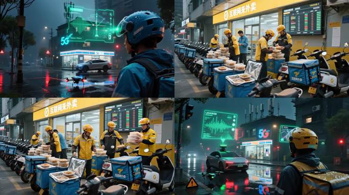 外卖导航分单5G时代外卖新体验