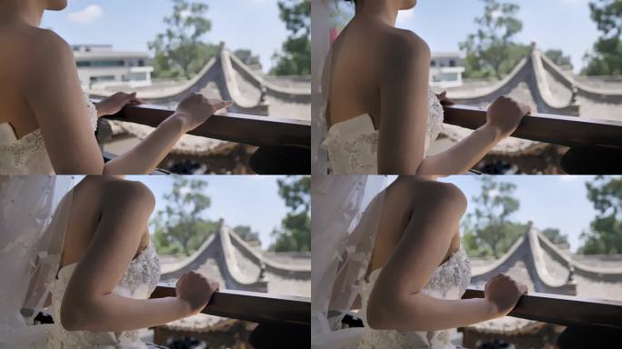 新娘焦急等待