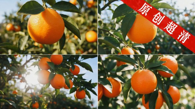 橙子 脐橙 沃柑 橙子丰收 橙子种植园