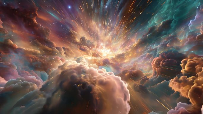 4K黑洞星云银河时空隧道视频