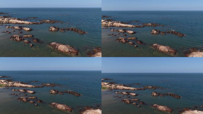 海岛礁石海岸风光