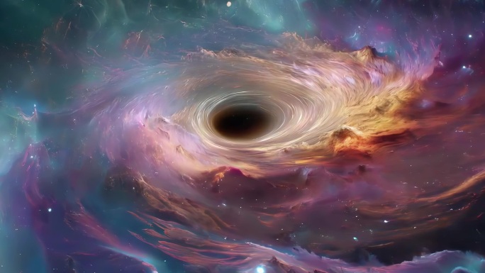4K黑洞星云银河时空隧道视频