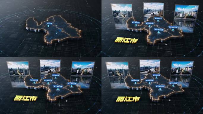 丽江市黑金三维科技地图图片