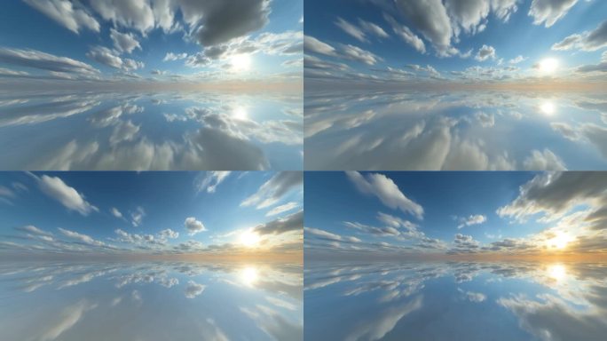 海天一色 天空之镜