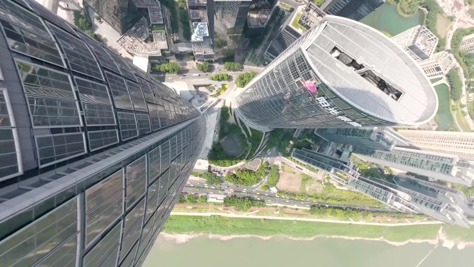 重庆地标建筑 陆海中心 fpv穿越机