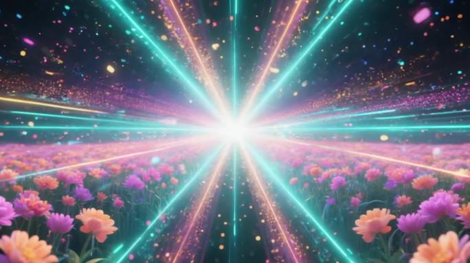 【版权可商用】花田星光隧道