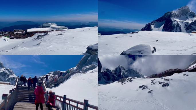 玉龙雪山冬日美景