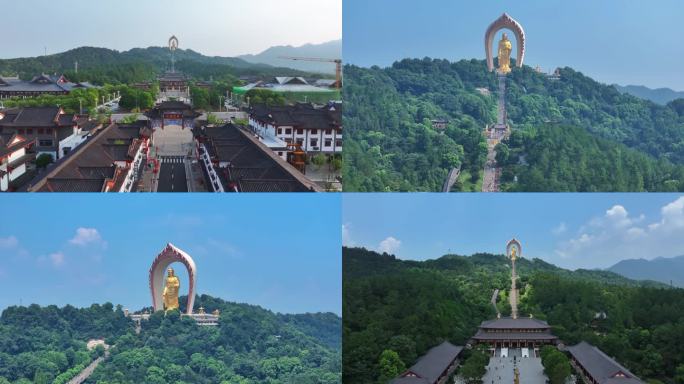 东林大佛航拍合集