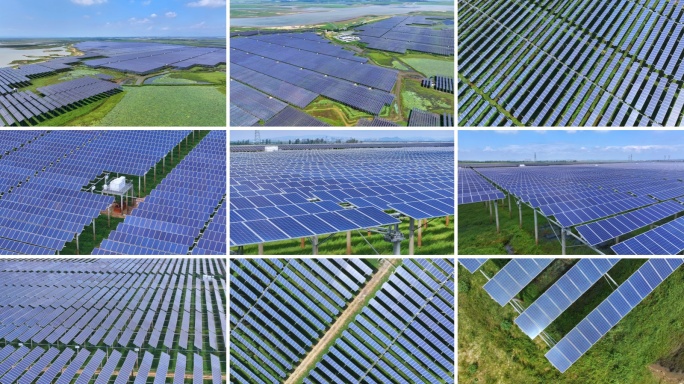 清洁能源太阳能光伏发电场新能源