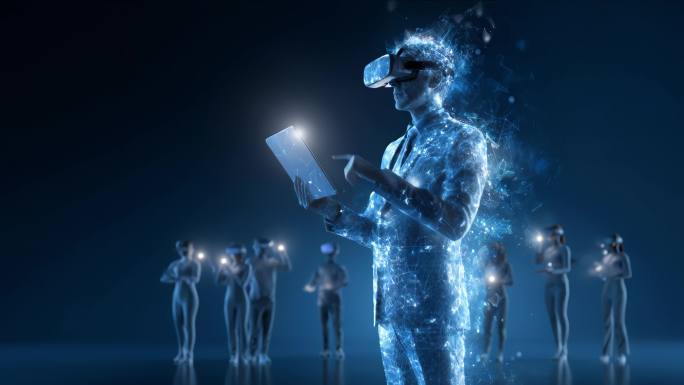 虚拟现实数字体验未来科技互联世界网络AI